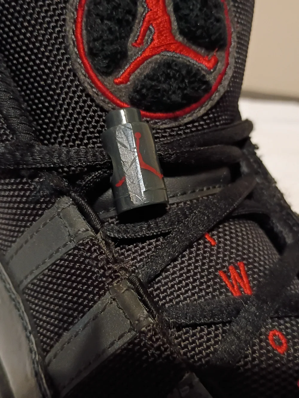 Nike Jordan 6 Rings (GS) Black Fire Red Anthracite (323419 026) Size 5Y
